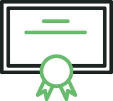 Certificate icon vector image. Suitable for mobile apps, web apps and print media.