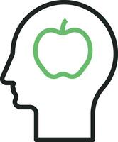 Healthy Mind icon vector image. Suitable for mobile apps, web apps and print media.