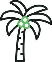 Coconut Tree icon vector image. Suitable for mobile apps, web apps and print media.