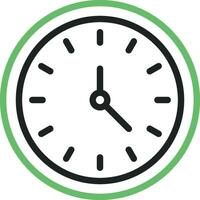 reloj icono vector imagen. adecuado para móvil aplicaciones, web aplicaciones y impresión medios de comunicación.