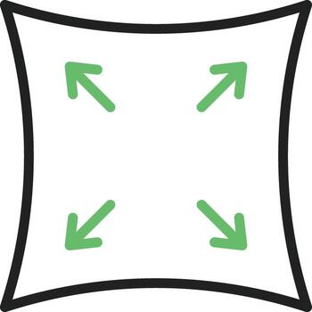 Elasticity icon vector image. Suitable for mobile apps, web apps and print media.