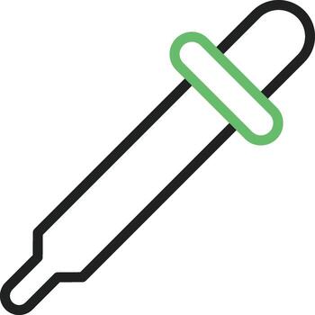 Eyedropper icon vector image. Suitable for mobile apps, web apps and print media.