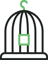 Birdcage icon vector image. Suitable for mobile apps, web apps and print media.