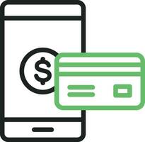 Cashless Payment icon vector image. Suitable for mobile apps, web apps and print media.