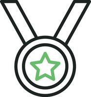 Medal icon vector image. Suitable for mobile apps, web apps and print media.