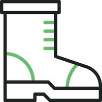 Boot icon vector image. Suitable for mobile apps, web apps and print media.