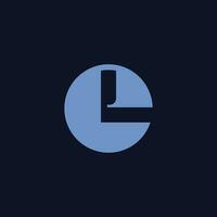 Letter LE or EL logo vector