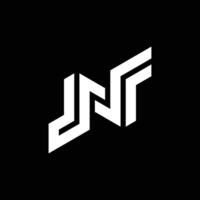 Letter NF or FN logo vector