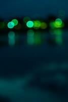 lights of blur bokeh background photo
