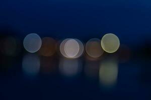 lights of blur bokeh background photo