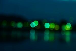 lights of blur bokeh background photo