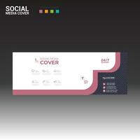 social media cover banner for any use vector