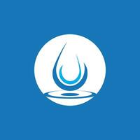 Water drop icon and symbol vector template