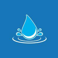 Water drop icon and symbol vector template