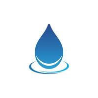 Water drop icon and symbol vector template