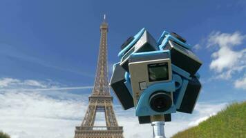 framställning 360 vr video i paris scen de eiffel torn