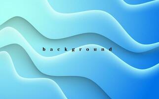 wavy blue gradient shiny vector background design