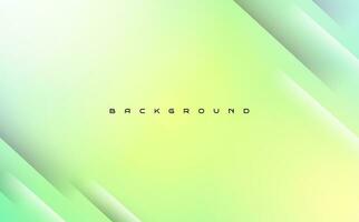 Abstract gradient green yellow shiny modern vector background design