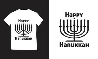 contento Janucá con velas celebrar el ligero judío Días festivos ilustración vector