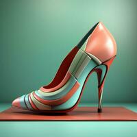 Ai Generative Photo of a woman shoes