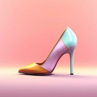 Ai Generative Photo of a woman shoes