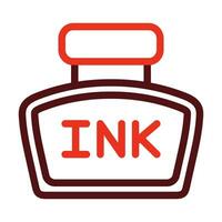 Ink Vector Thick Line Two Color Icons For Personal And Commercial Use.