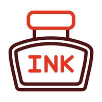 Ink Vector Thick Line Two Color Icons For Personal And Commercial Use.