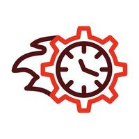 Immediate Vector Thick Line Two Color Icons For Personal And Commercial Use.