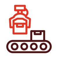 Productivity Vector Thick Line Two Color Icons For Personal And Commercial Use.
