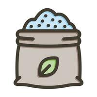 Fertilizer Vector Thick Line Filled Colors Icon For Personal And Commercial Use.