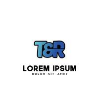 TR Initial Logo Design Vector