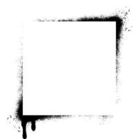 Spray Painted Graffiti square icon Sprayed isolated with a white background. vector