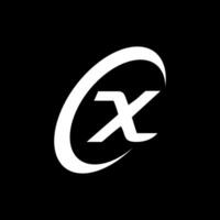 X letra logo diseño. alfabeto letras iniciales monograma logo X. X logo. X diseño vector
