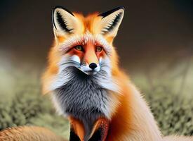 red fox cub photo