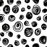 a black and white pattern with swirls vector