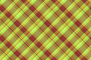 Seamless textile pattern of fabric plaid texture with a background tartan check vector. vector