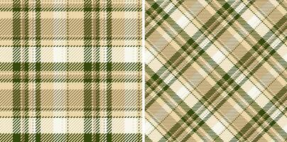 Background check textile of texture pattern seamless with a fabric plaid vector tartan.