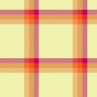 Vector textile texture of seamless check plaid with a background pattern tartan fabric.