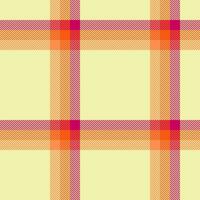 Vector textile texture of seamless check plaid with a background pattern tartan fabric.