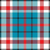 Plaid check pattern. Seamless fabric texture. Tartan textile print. vector