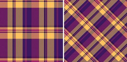 Tartan vector textile of fabric pattern plaid with a check texture background seamless.