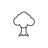 árbol símbolo para aplicaciones, sitios, diseño vector