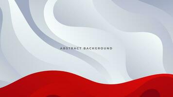 Modern abstract geometric red white background with shadow suit for business corporate banner backdrop presentation and much more Premium Vector