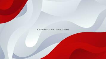 Modern abstract geometric red white background with shadow suit for business corporate banner backdrop presentation and much more Premium Vector