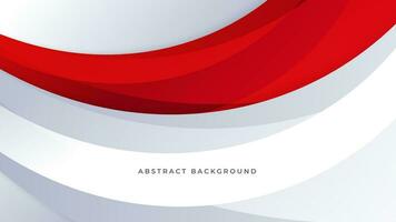 Modern abstract geometric red white background with shadow suit for business corporate banner backdrop presentation and much more Premium Vector