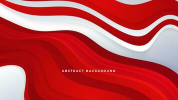 Modern abstract geometric red white background with shadow suit for business corporate banner backdrop presentation and much more Premium Vector