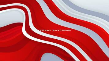 Modern abstract geometric red white background with shadow suit for business corporate banner backdrop presentation and much more Premium Vector