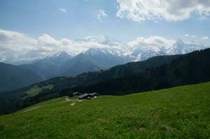 Landscape of the French Alps photo