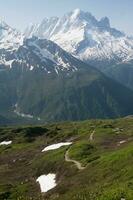 paisaje de el francés Alpes foto