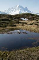 Landscape of the French Alps photo